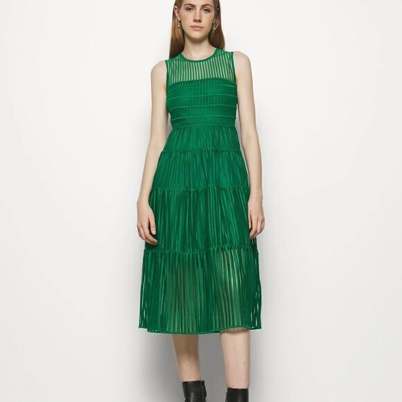 NWT MAJE RAYANA EMBROIDERED DRESS - Picture 1 of 4